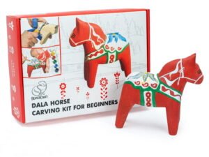 BeaverCraft DIY02 Dala Horse faragó késkészlet - Fafaragó szerszámok és kések > Faragókés készletek