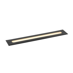 Modern földi spotlámpa fekete 50 cm IP65 LED-del - Eline