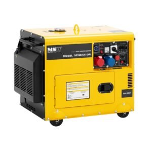 Aggregátor - 5100 / 6000 W - 16 l - 240/400 V - mobil - AVR - Euro 5 | MSW