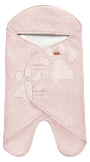 Babapólya Babynomade® Double Fleece Beaba Dusty Rose White Kétrétegű Extra Meleg Rózsaszí 0-6 Hó