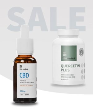 CBD Olaj 500 mg + Kvercetin kapszula