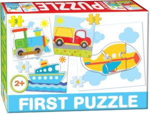 Dohány Gyerek Puzzle 4 Képpel Baby First Közlekedési Eszközök 639-3