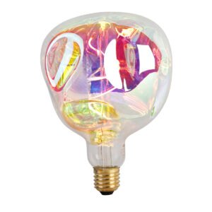 E27 szabályozható LED lámpa G125 szivárvány 4W 200 lm 1800K - Calex