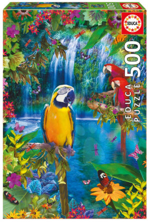 Educa Puzzle Genuine Bird Tropical Land 500 db 15512 színes