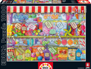 Educa Puzzle Genuine Candy Shop 1000 db 16291 színes