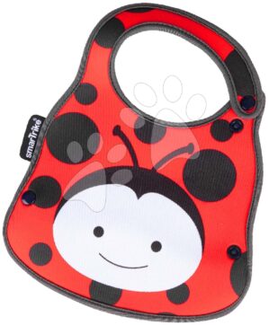 Előke és cumisüvegtartó Katica Baby Bib & Bottle Holder toTs-smarTrike piros 0 hó-tól