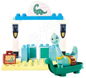 Építőjáték Dino Ranch Clover Basic Set PlayBig Bloxx BIG dínó figurával fürdőszobában 13 darabos 1