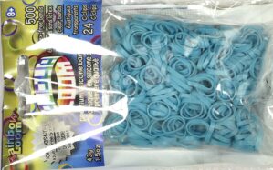 Gumik Alpha Bands Rainbow Loom 500 drb türkíz 6 évtől