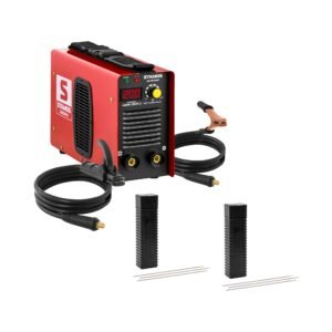 Hegesztőkészlet MMA hegesztőgép - 200 A - 60% Duty Cycle - elektróda E6013 - Ø 2