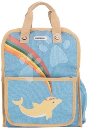 Iskolai hátizsák Backpack Amsterdam Large Dolphin Jack Piers nagy ergonomikus luxus kivitel 6 évtől  36*29*13 cm