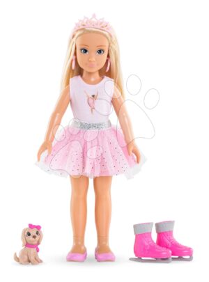 Játékbaba Valentine Ballerina Set Girls Corolle szőke hajjal 28 cm 4 kiegészítővel 4 évtől