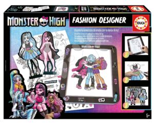 Kreatív alkotás táblagéppel Fashion Designer Monster High Educa Tervezd meg a babák divatkollekcióját 4 modell 5 évtől