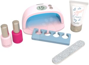 Manikűr Készlet Elektronikus Uv Lámpával My Beauty Nail Set Smoby Körömreszelővel Krémmel És Két Gél Lakkal