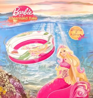 Mondo háromgyűrűs medence gyerekeknek Barbie 150 cm 16218 rózsaszín