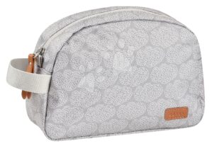 Piperetáska Toiletry Pouch Beaba Tiny Dots cipzáras szürke pöttyös