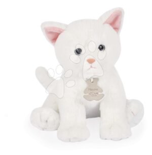 Plüss cica Baby Cat White Histoire d’ Ours fehér 18 cm ajándékcsomagolásban 0 hó-tól