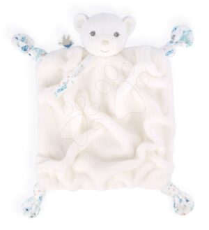 Plüss maci dédelgetéshez Plume Doudou Bear Ivory Kaloo fehér 20 cm ajándékcsomagolásban 0 hó-tól