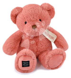 Plüss mackó Pink Praline Le Nounours Histoire d’ Ours rózsaszín 28 cm 0 hó-tól