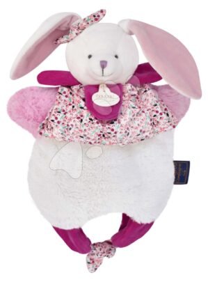 Plüss nyuszi kesztyűbáb Doudou Amusette 3in1 Doudou et Compagnie rózsaszín 30 cm 0 hó-tól