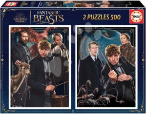 Puzzle Fantastic Beasts Educa 2x500 darabos és Fix ragasztó