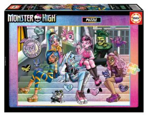 Puzzle Monster High Educa 1000 darabos és Fix ragasztó