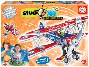 Puzzle közlekedési eszközök Airplane 3D Studio Educa műanyag csavarokkal 5 évtől