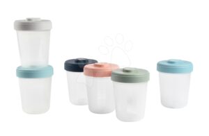 Szett 6 ételtároló Beaba Toddler Food Storage 6 clip 6x250 ml