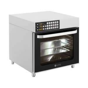 Forrólevegős Sütő - 2800 W - Időzítő - 6 Funkció - 4 Tepsi | Royal Catering