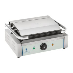 Kontakt Grill - 1 X 2.200 Watt - Bordázott | Royal Catering