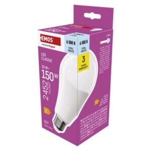 LED izzó Classic A80 / E27 / 20 W (150 W) / 2452 lm / Hideg fehér