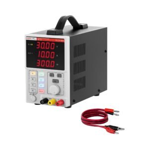 Labor tápegység - 0–30 V - 0–10 A DC - 300 W - 4 memóriahely - 4 jegyű LED kijelző | Stamos Soldering