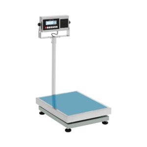 Platform mérleg - 300 kg / 10 g - 60 x 45 cm - LCD kijelzővel és címkenyomtatóval | Steinberg Systems