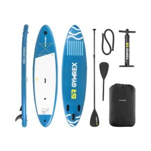 SUP - felfújható - 125 kg - kék - kétkamrás - 333 x 82 x 12 cm | Gymrex