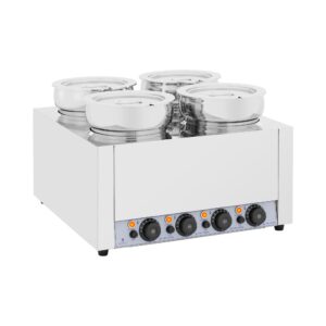 Bain Marie - 28 l - 2000 W - fényes - Royal Catering