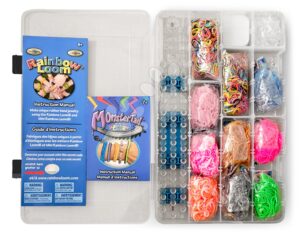 Ajándék box Starter Kit Gift Box Small Rainbow Loom 3600 gumi 2 hurkolótűvel 6 évtől RL47