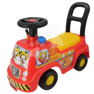 Bébitaxi tűzoltókocsi Mickey Fire Truck Kiddieland hanggal fénnyel és tárolóval az ülőke alatt 12 hó-tól