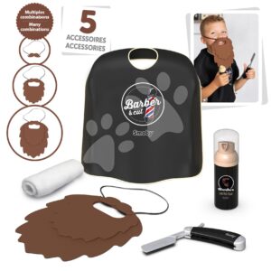 Borotvakészlet Barber&Amp;Cut First Beard Smoby Szakállal És Köpennyel 5 Kiegészítő