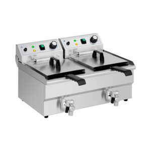 Elektromos Olajsütő - 2 X 9 L - Royal Catering - 230 V