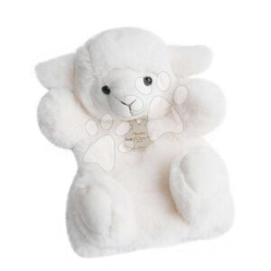 Plüss barika kesztyűbáb Lamb Puppet Histoire d’ Ours fehér 25 cm 0 hó-tól