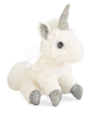 Plüss egyszarvú kulcstartó Silver Unicorn Key Ring Histoire d’ Ours fehér-ezüst 14 cm24 hó-tól