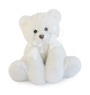 Plüss mackó Ours Oscar Ivory Histoire d’ Ours ajándékcsomagolásban fehér 25 cm 0 hó-tól