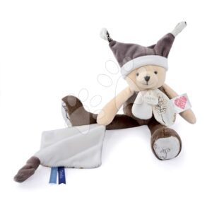 Plüss Mackó Kendővel Plush Bear Taupe Doudou Et Compagnie Qr Kóddal Mesékre Barna 35 Cm 0 Hó-Tól