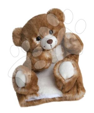 Plüss mackó kesztyűbáb Bear Puppet Histoire d’ Ours barna 25 cm 0 hó-tól