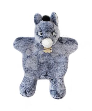 Plüss szamár kesztyűbáb Donkey Puppet Sweety Mousse Histoire d’ Ours szürke 25 cm 0 hó-tól