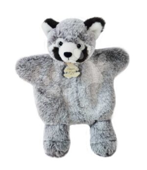 Plüss vörös macskamedve kesztyűbáb Red Panda Puppet Sweety Mousse Histoire d’ Ours szürke 25 cm 0 hó-tól