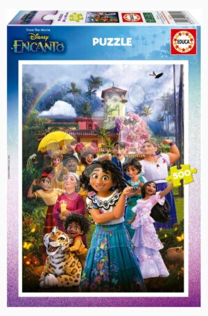 Puzzle Disney Encanto Educa 500 darabos és Fix ragasztó