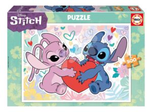 Puzzle Disney Stitch Educa 500 darabos és Fix ragasztó