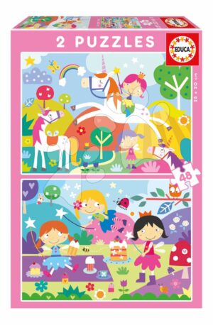 Puzzle Fantasy Friends Educa 2x48 darabos 4 évtől