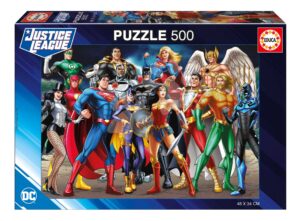 Puzzle Justice League DC Comics Educa 500 darabos és Fix ragasztó