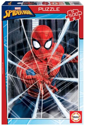 Puzzle Spiderman Educa 500 darabos és Fix ragasztó 11 évtől